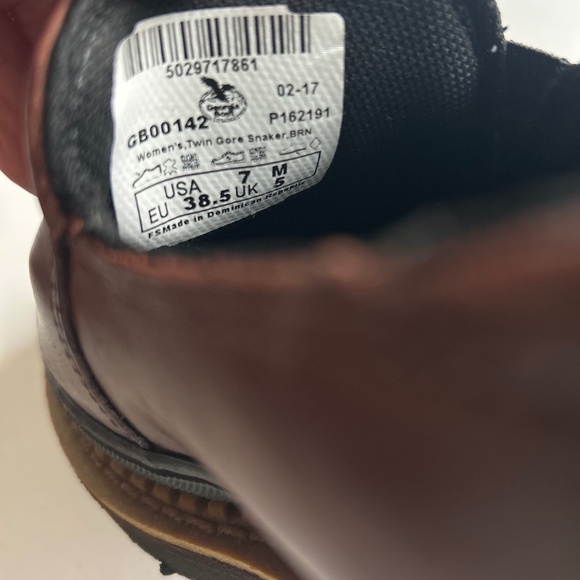 Georgia Giant GB00142 Brown Leather Work Shoes size 7 - Picture 13 of 16